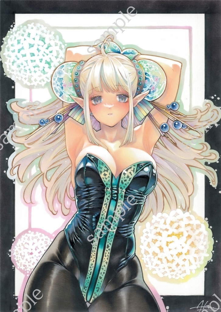 原画販売◇エルフ◇ELF◇オリジナルイラスト◇創作◇手描きイラスト