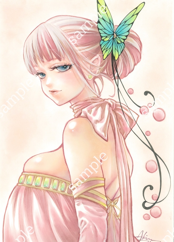 原画販売◇dressと憂い◇オリジナルイラスト