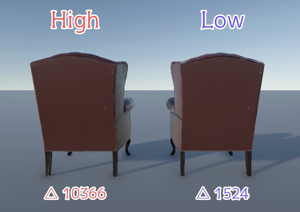 【3Dモデル】アームチェア / Armchair