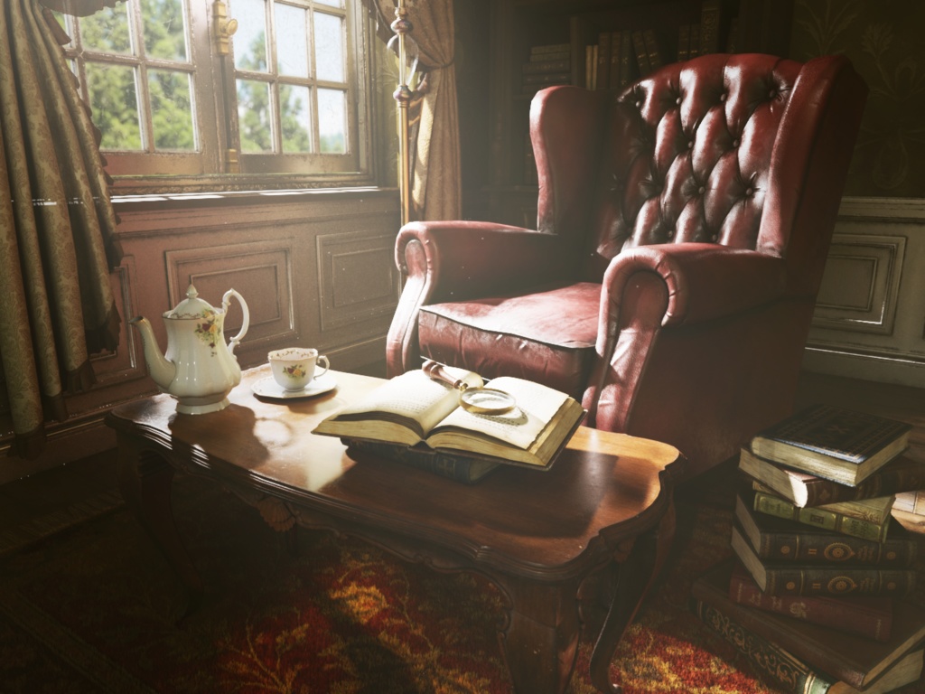 【3Dモデル】アームチェア / Armchair