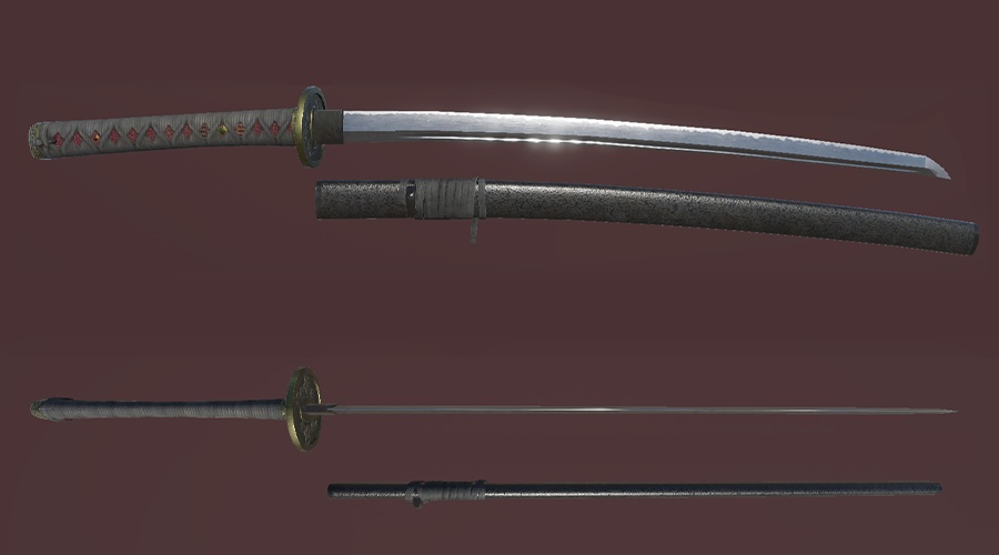【3Dモデル】刀 / SamuraiSword