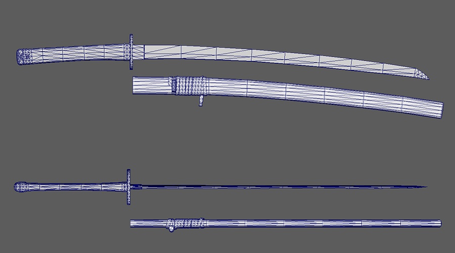 【3Dモデル】刀 / SamuraiSword