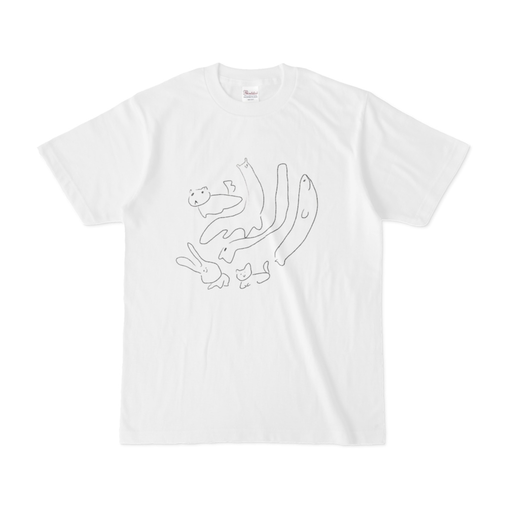 動物Tシャツ(白)