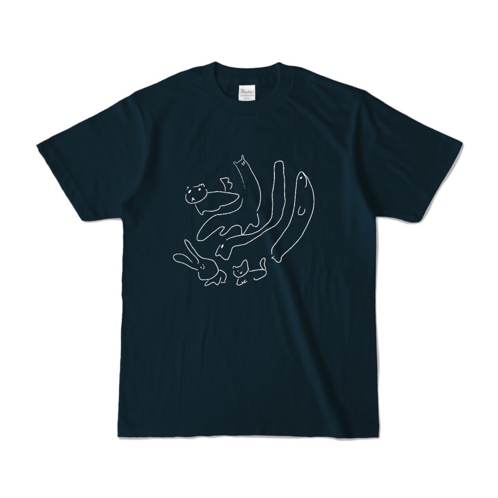 動物Tシャツ(紺)