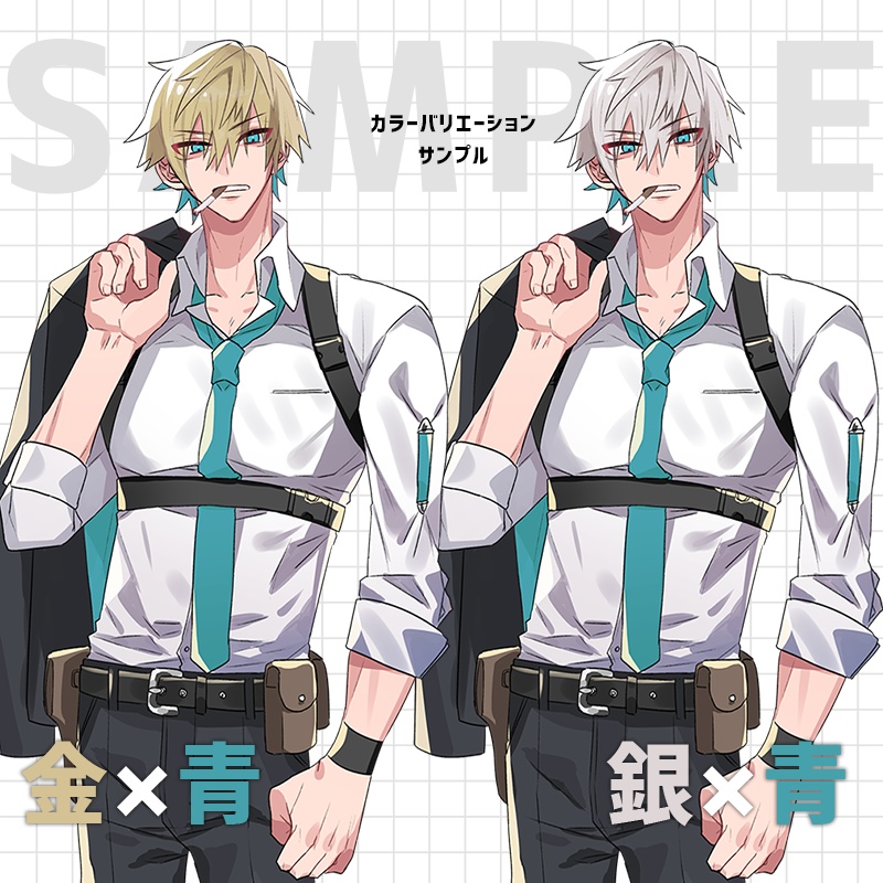 立ち絵素材01╎スーツの男性