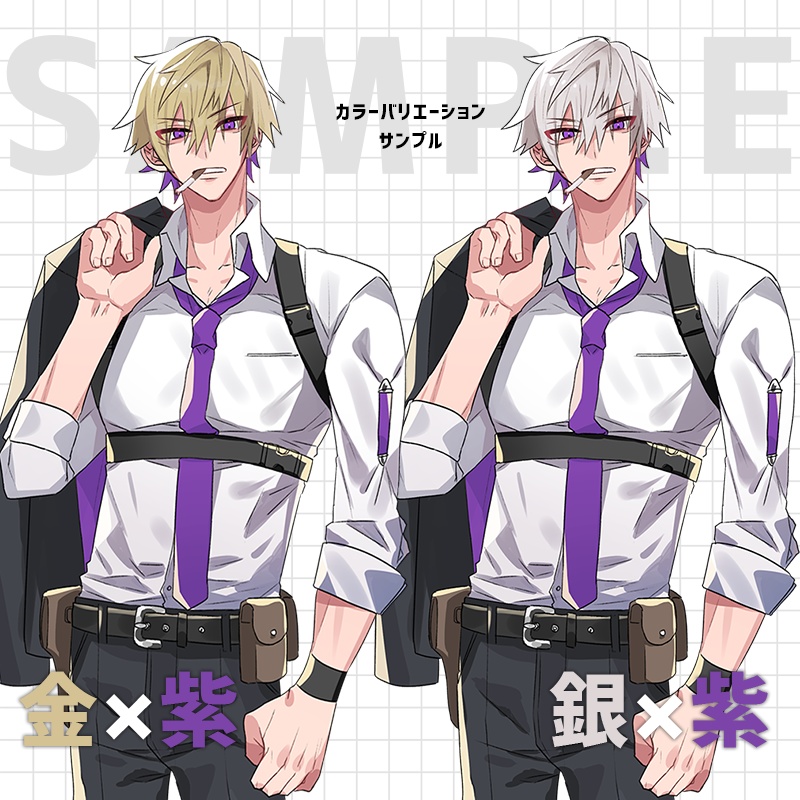 立ち絵素材01╎スーツの男性