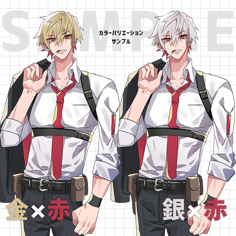 立ち絵素材01╎スーツの男性