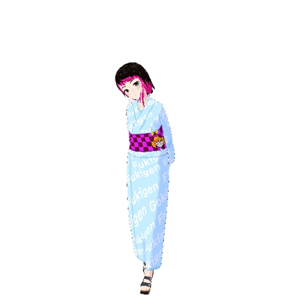 Fukigenちゃん浴衣3色 女性用
