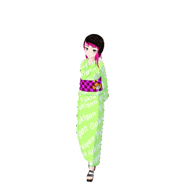 Fukigenちゃん浴衣3色 女性用