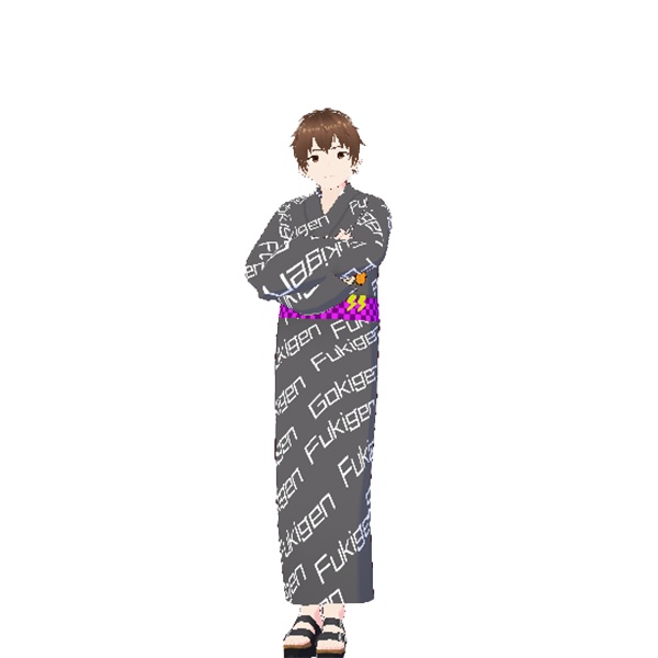 Fukigenちゃん浴衣3色 男性用