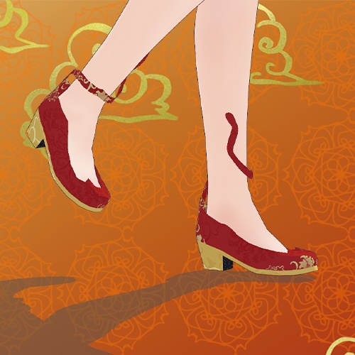 【VRoid用】猫チャイナパンプス