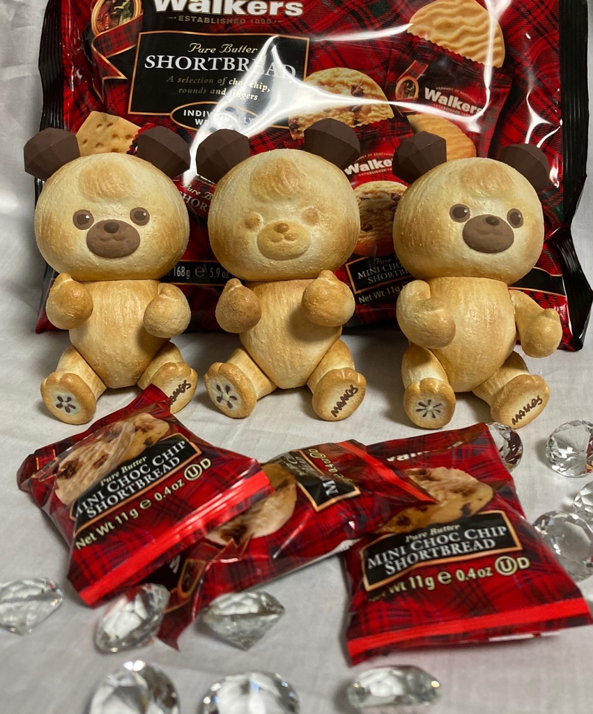 JEWEL BEAR with Chocolate Face Topping Custom / Raw chocolate ver ...