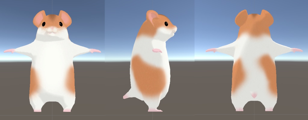 VRChat用アバター ハムスター