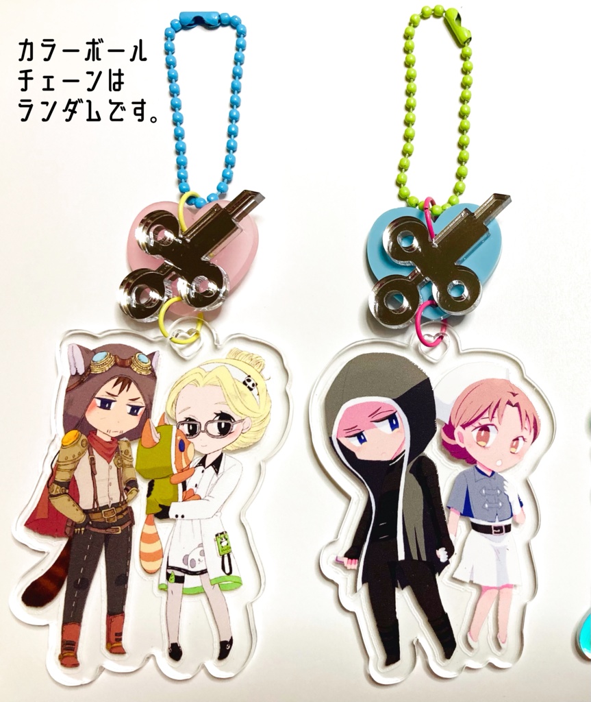 衣装別アクリルキーホルダー【クリア】