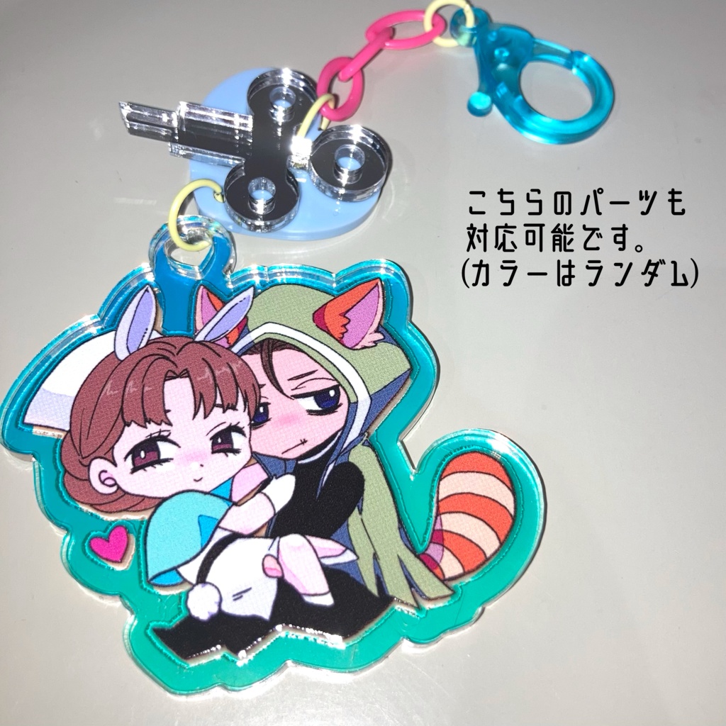 衣装別アクリルキーホルダー【クリア】