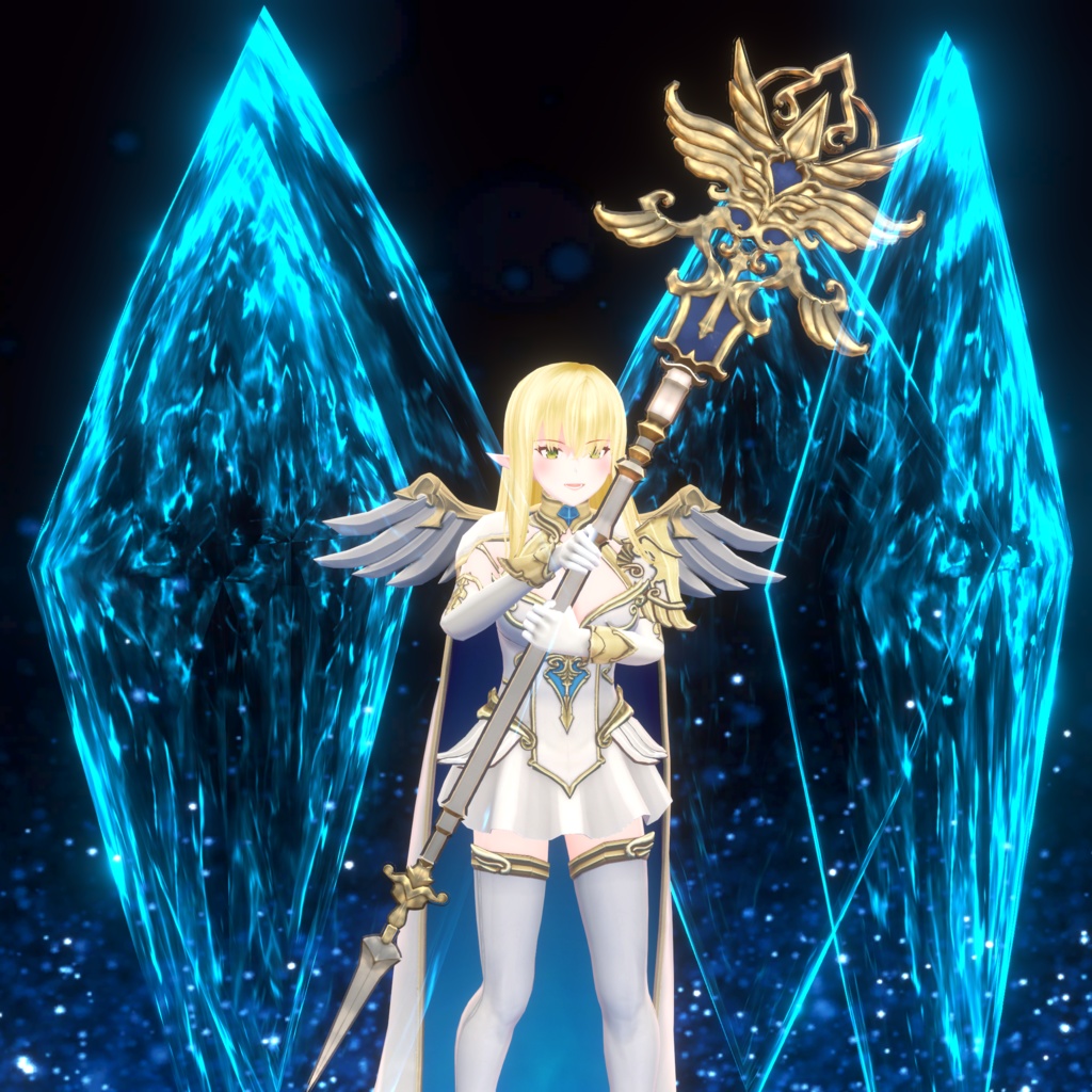 ♪魔法装備♪ Lukia ルキア Quest対応モデル付き【ゲーム『Akpala』の3Dモデル】