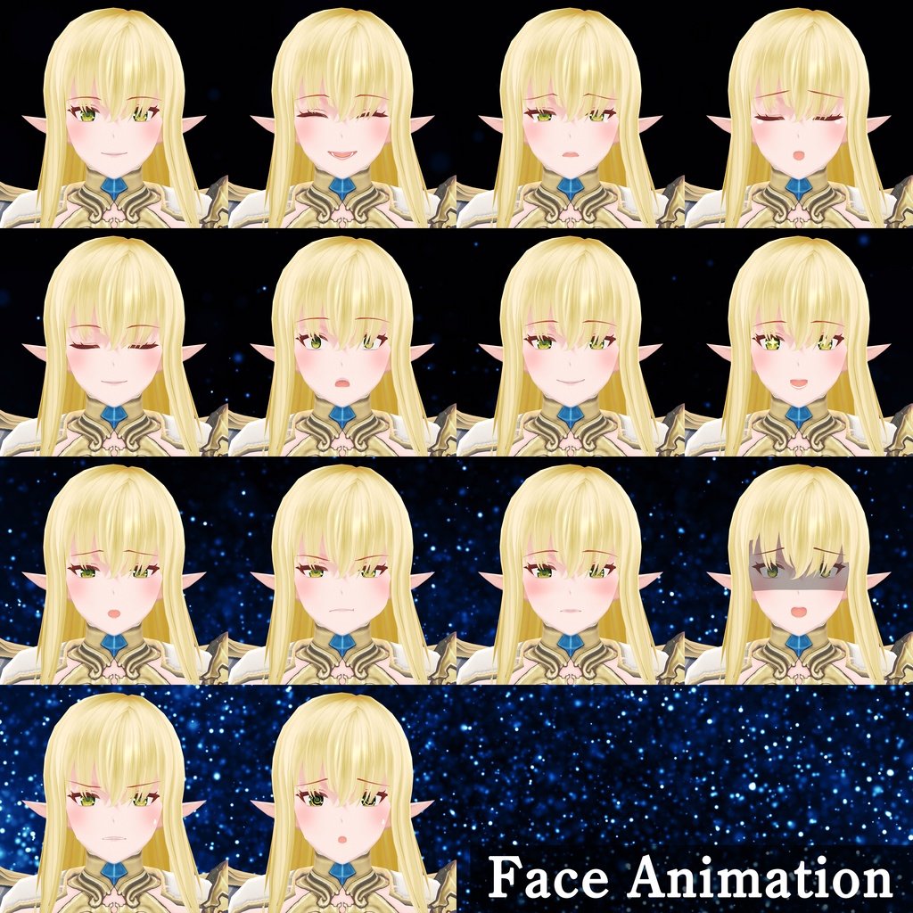 ♪魔法装備♪ Lukia ルキア Quest対応モデル付き【ゲーム『Akpala』の3Dモデル】