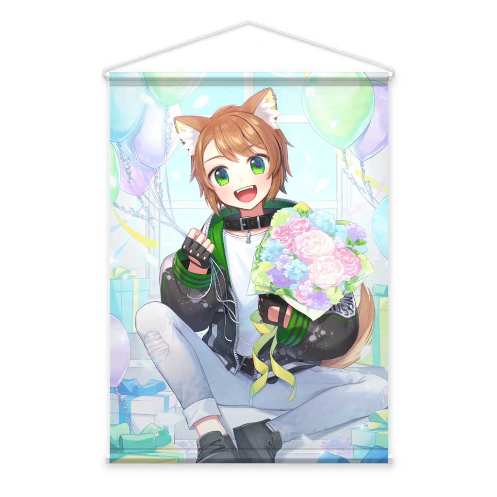 【戌宮うり】誕生日記念タペストリー