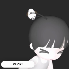 髪を食べてる鳥! HairにBirdが!