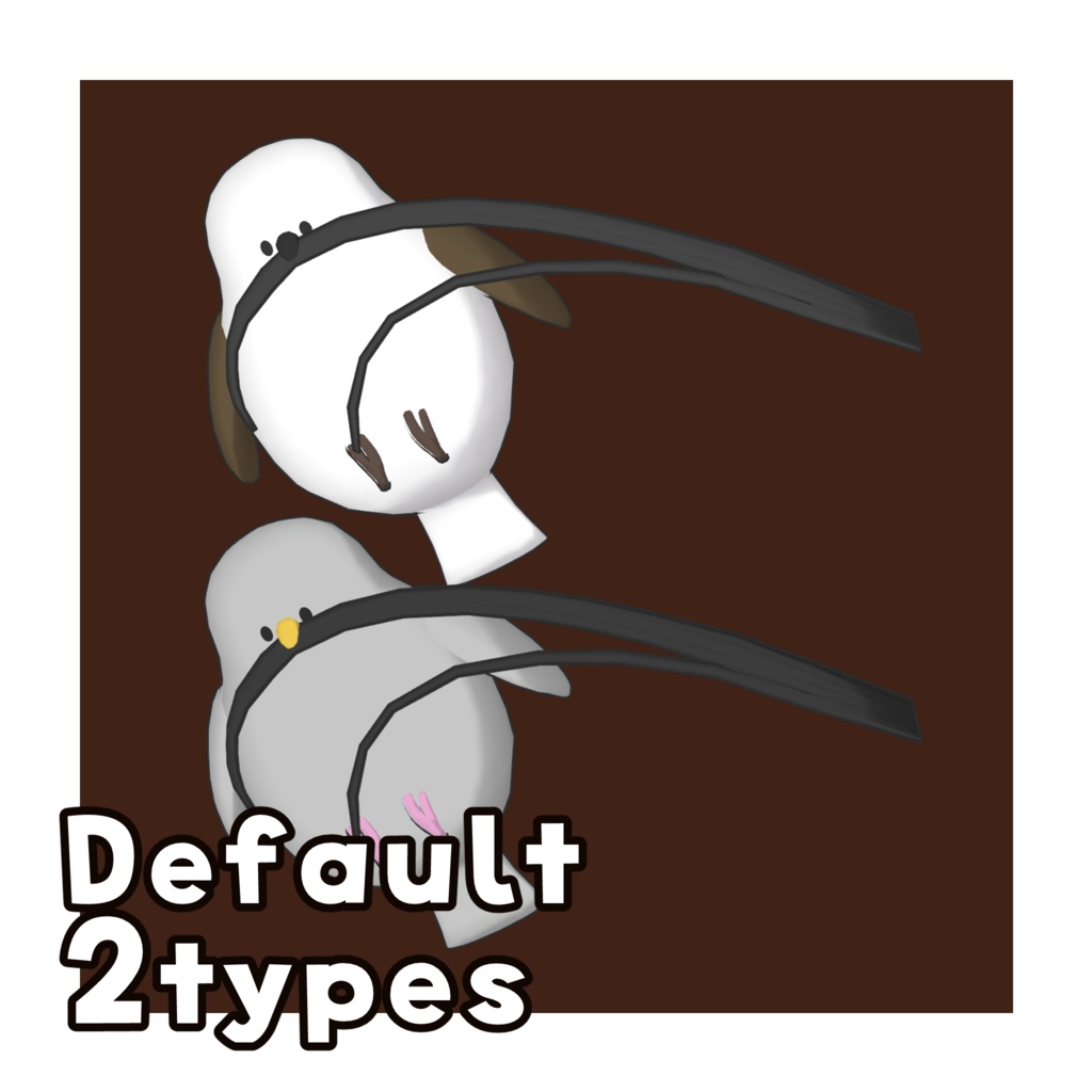 髪を食べてる鳥! HairにBirdが!