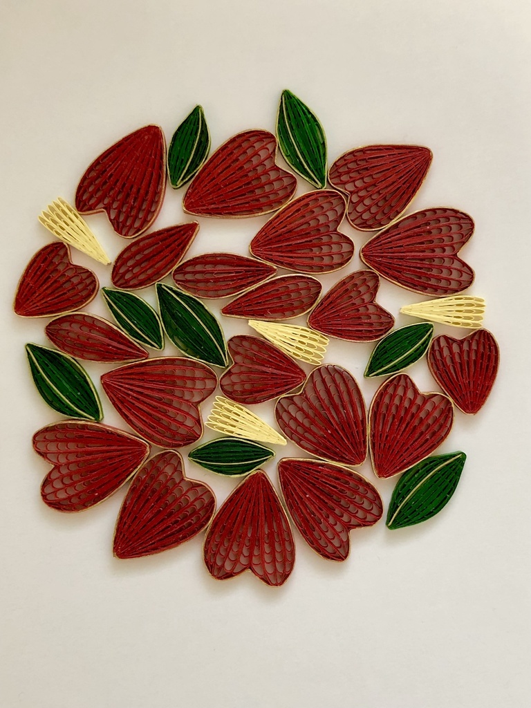 椿のイヤリング