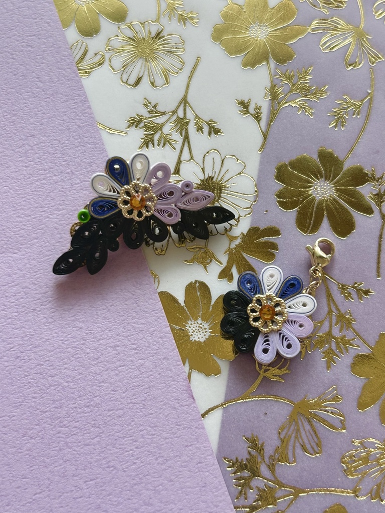 千子村正・蜻蛉切モチーフイヤークリップとぬい用チャーム