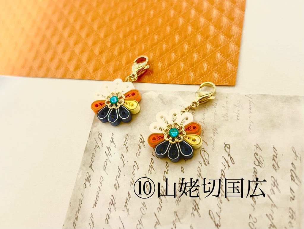 もちマス用チャーム(三日月・小狐丸・源氏・にっかり・初期刀)