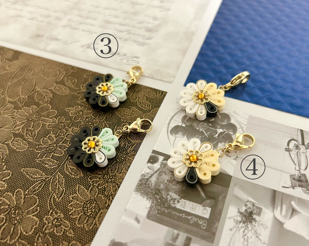 もちマス用チャーム(三日月・小狐丸・源氏・にっかり・初期刀)