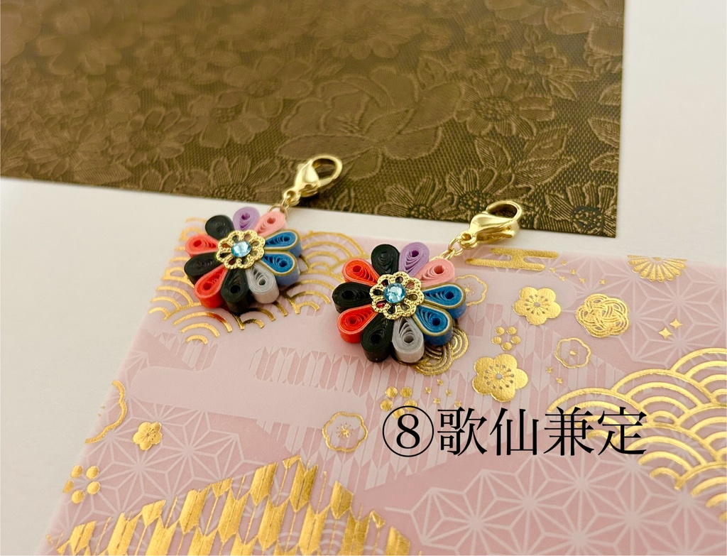 もちマス用チャーム(三日月・小狐丸・源氏・にっかり・初期刀)