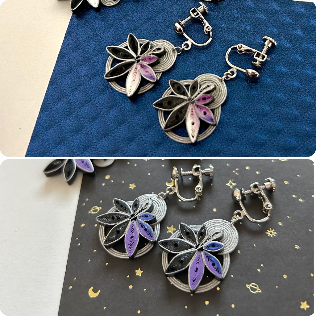 紅葉のイヤリング大・小(鶴丸国永・大倶利伽羅・水心子正秀・源清麿)ピアス変更可。