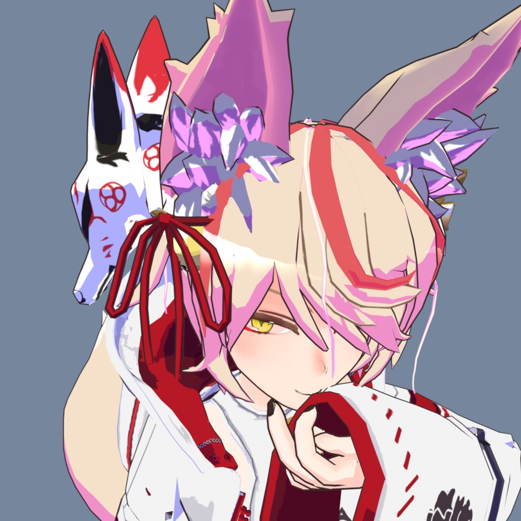 きつねのおめん 狐面