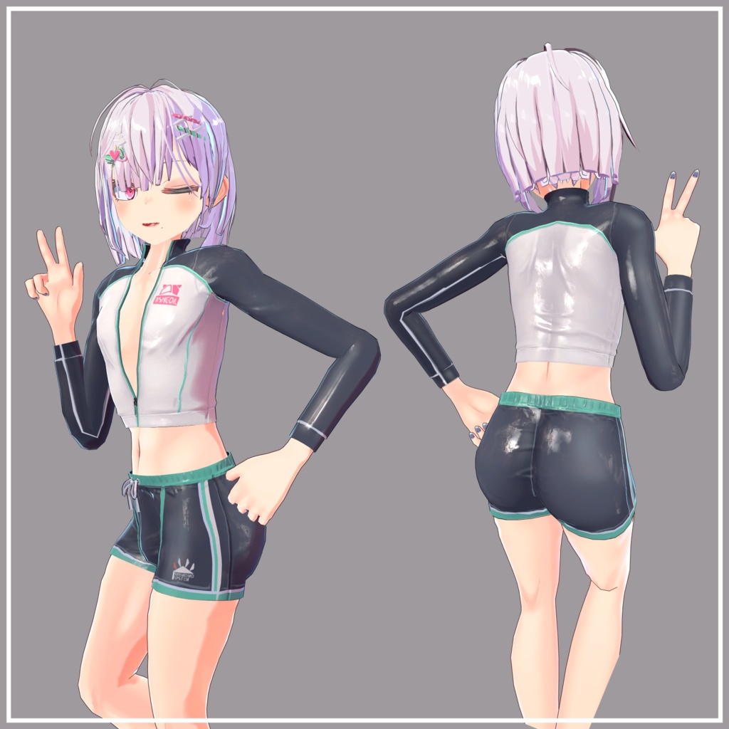 オリジナル3Dモデル 「ミネフ」-Mineuf-