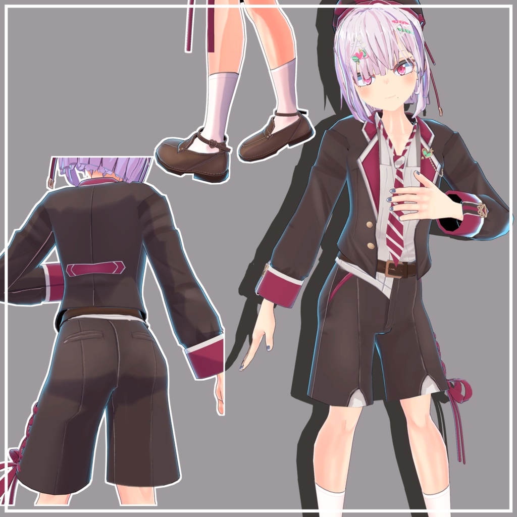 オリジナル3Dモデル 「ミネフ」-Mineuf-