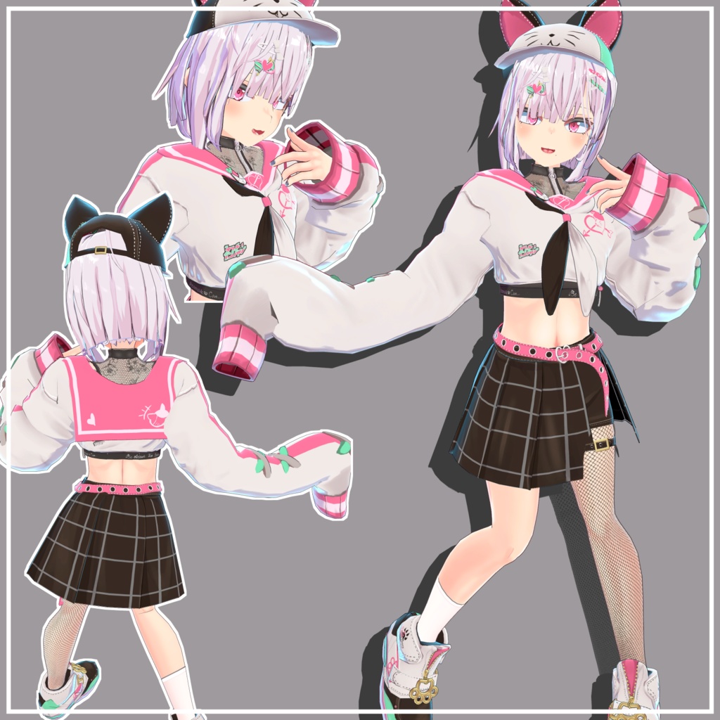 オリジナル3Dモデル 「ミネフ」-Mineuf-