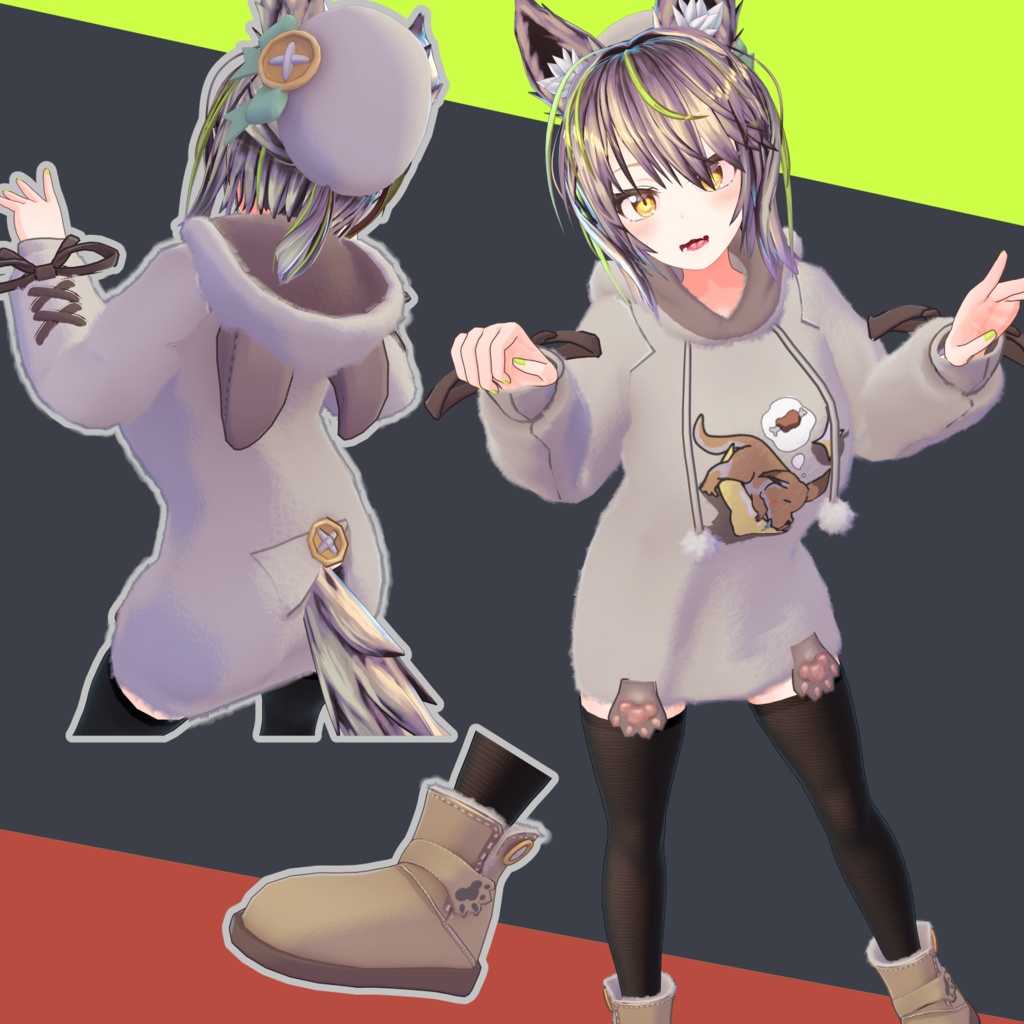 オリジナル3Dモデル ラトラ・グローン/Latla・grown