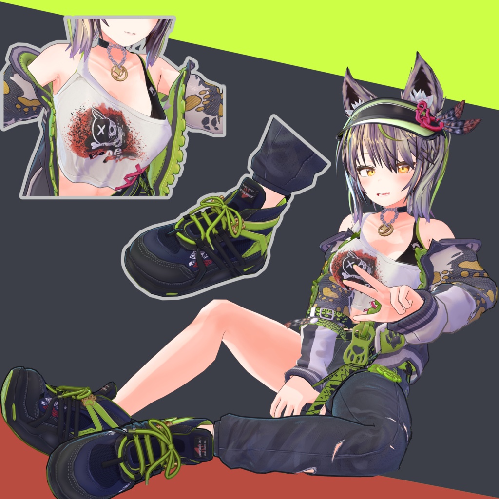 オリジナル3Dモデル ラトラ・グローン/Latla・grown