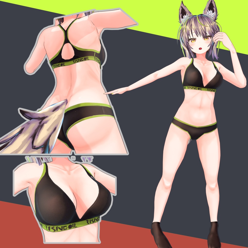 オリジナル3Dモデル ラトラ・グローン/Latla・grown