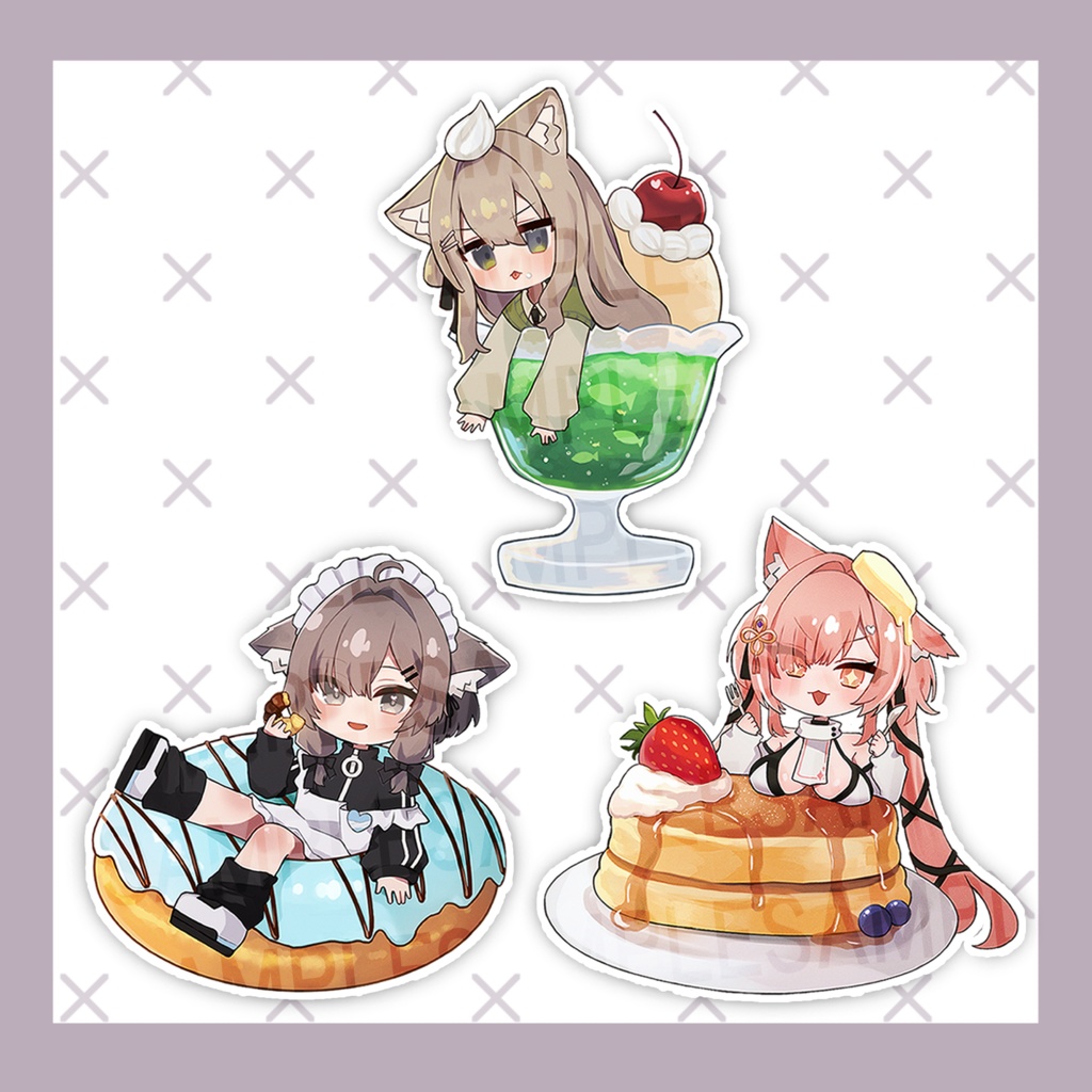 スイーツアクリルキーホルダー