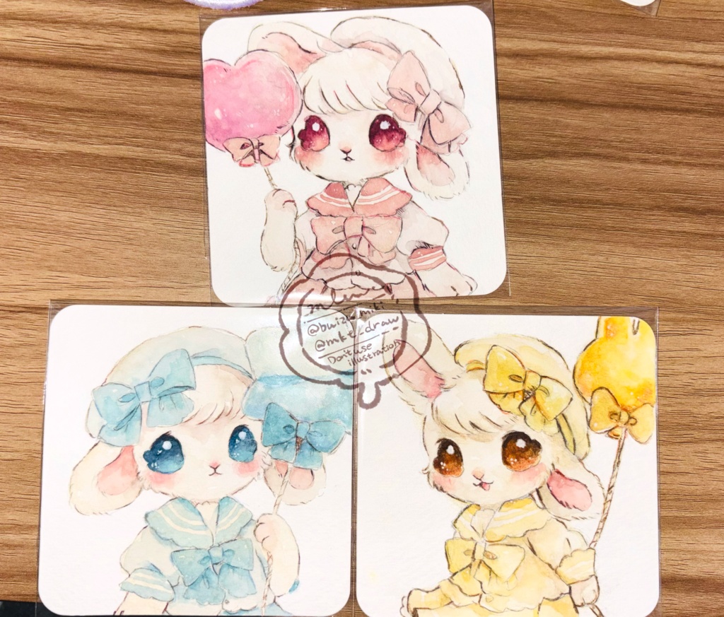 てのひらペーパー②(3枚セット)