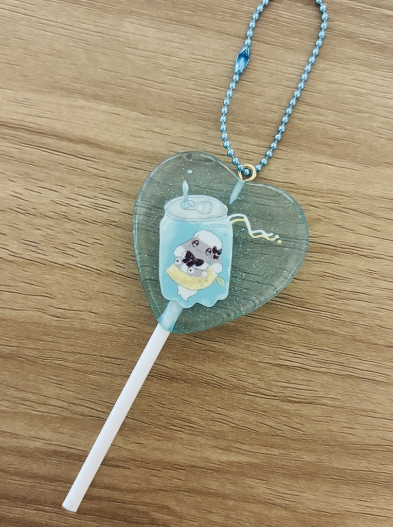 モコのペロキャンキーホルダー❷(おまけ付き)