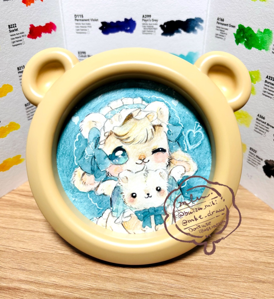 くまちゃんフレームの原画❷