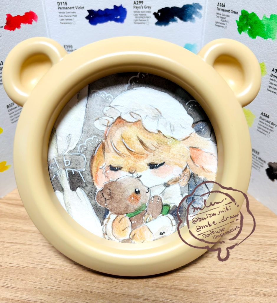 くまちゃんフレームの原画❸