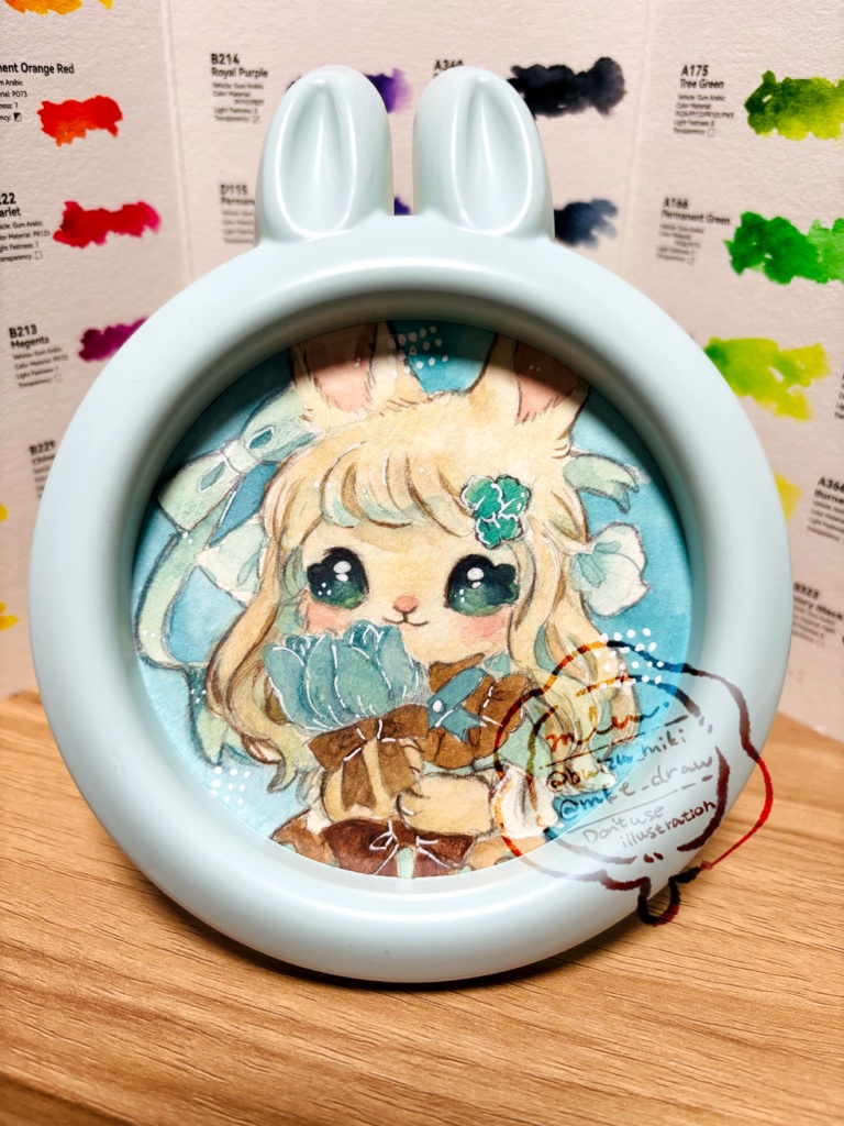 うさぎさんフレームの原画