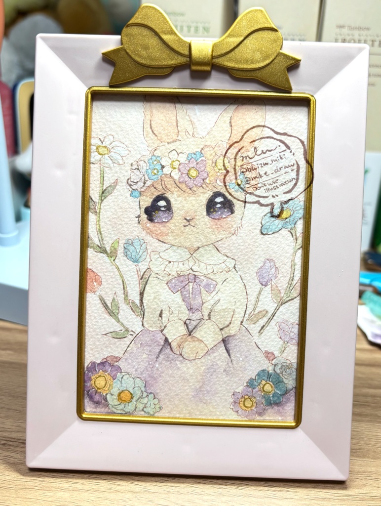 【原画】ブーケなうさぎさん