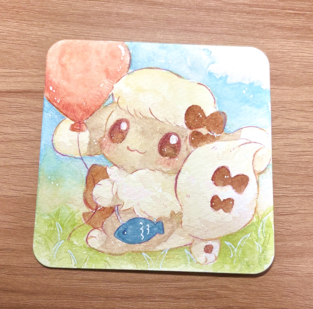 【てのひらペーパー】おでかけモコ