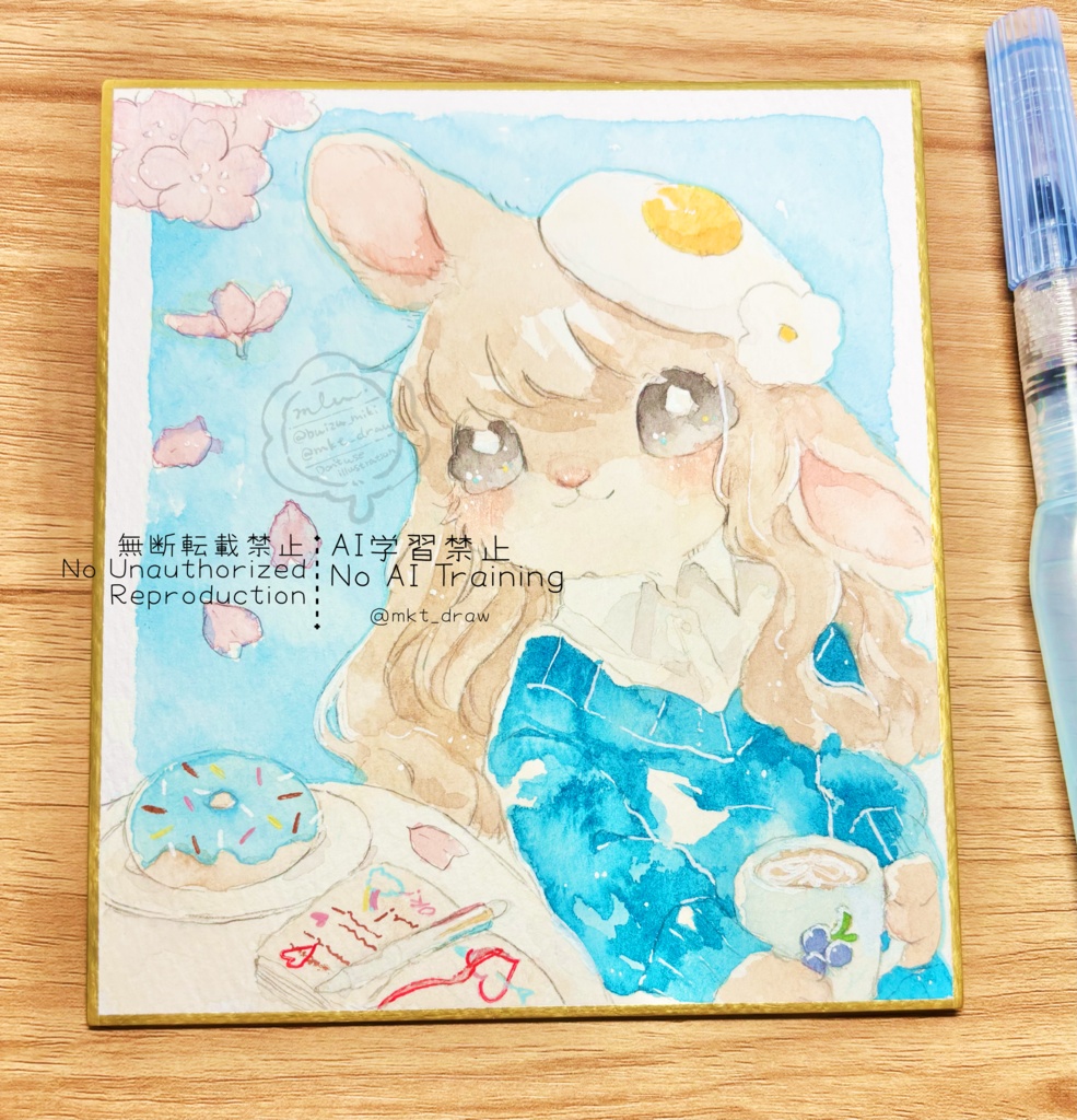 【原画】お花見カフェ