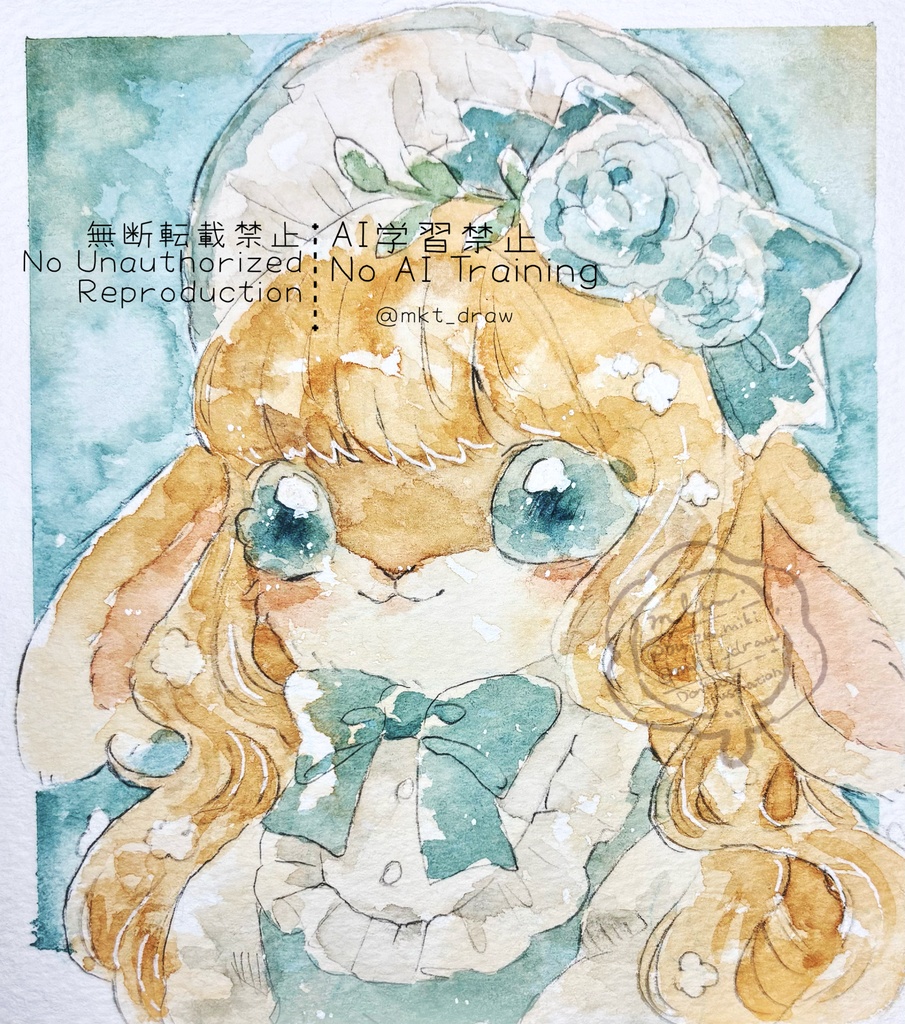 【原画】やわらかな髪