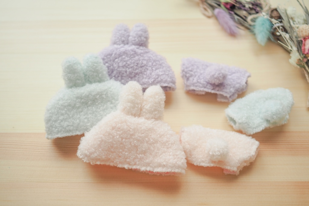 うさぎさんセット(パステル)