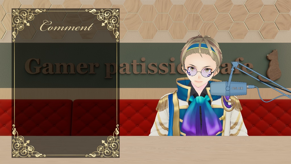 【配信素材】配信用ダイナミックマイク#1【透過PNG】