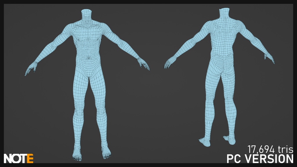 YoruBase - VRChat Male Basemesh